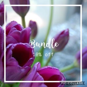 Bundle 2 or more items and receive a 10% discount!